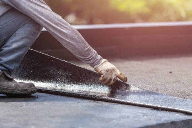 Professional Waterproofing technician working in Bowler, WI
